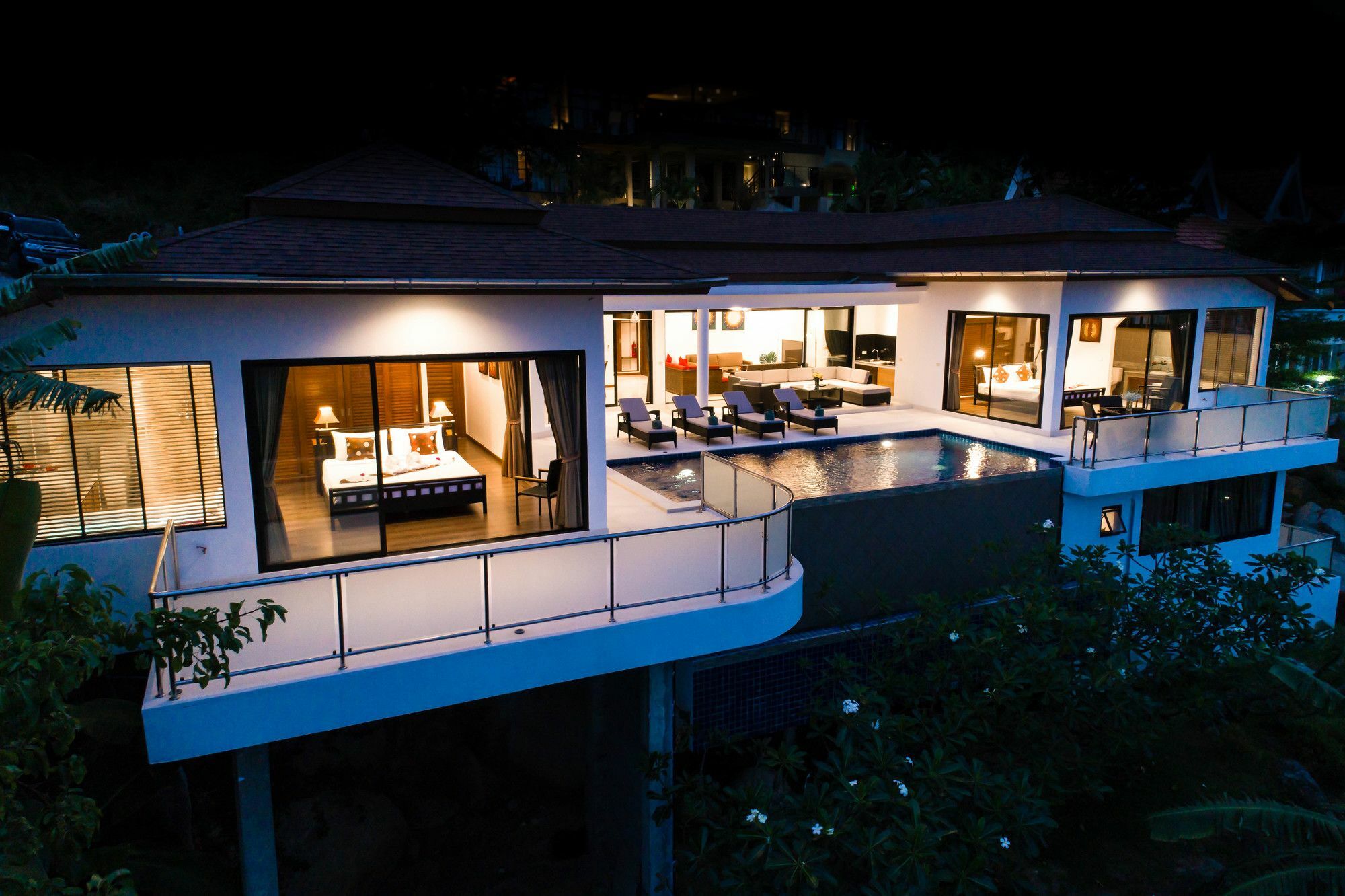 Sunny Banks - Modern Sea View 4 Bed Pool Villa Maret Exterior photo