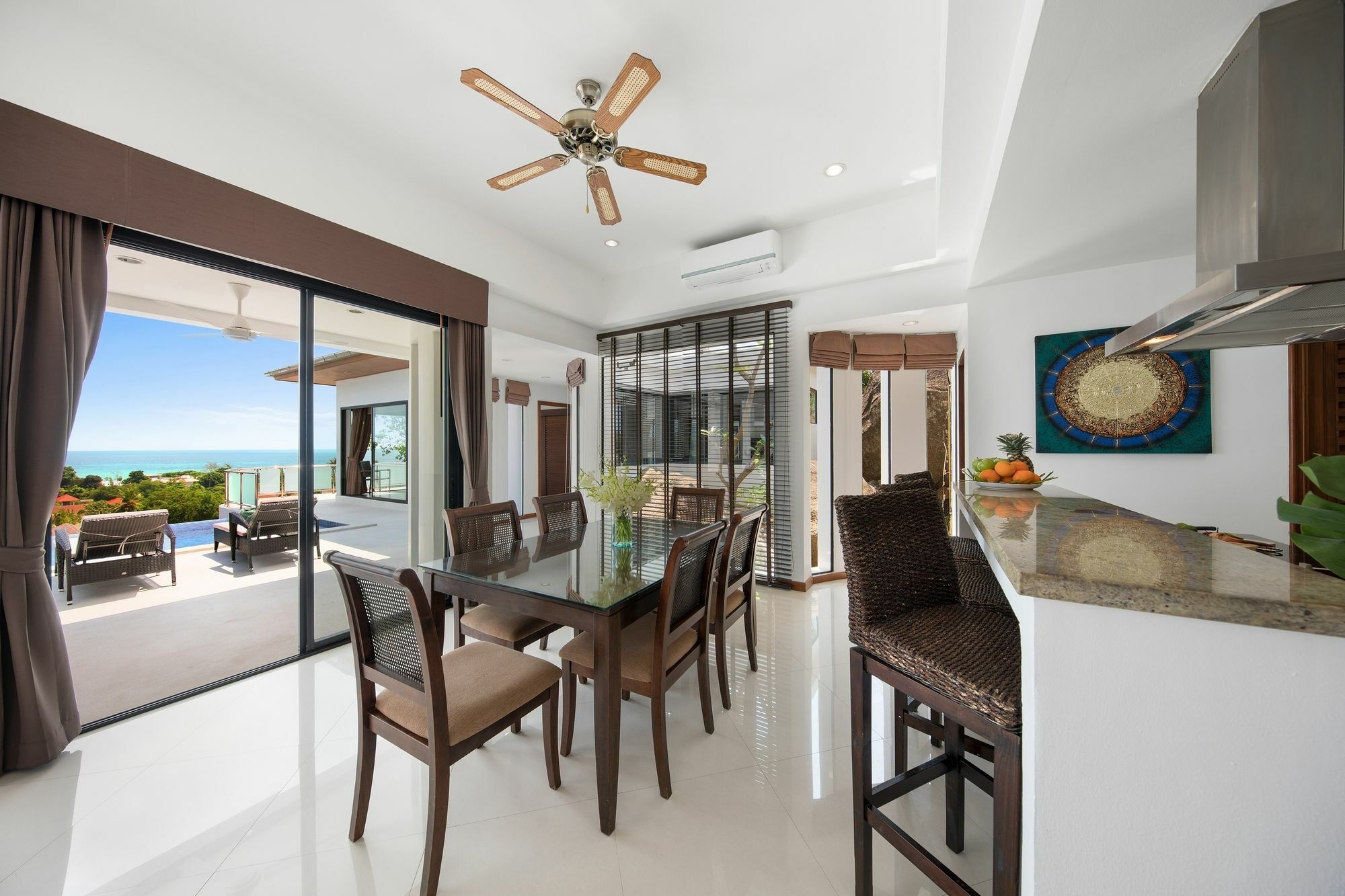 Sunny Banks - Modern Sea View 4 Bed Pool Villa Maret Exterior photo